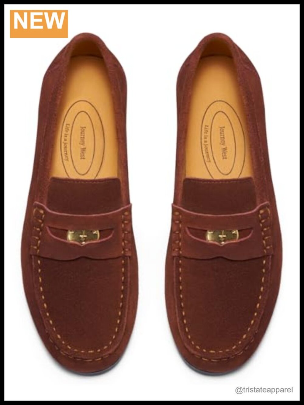 Suede Slip-On Penny Loafers Women Classic Ivy Style Comfort Shoes